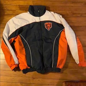 NWOT Chicago bears full zip reversible jacket